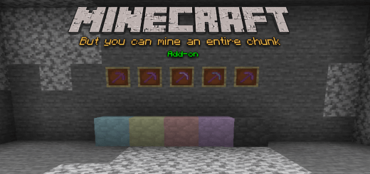 Minecraft pero puedes minar un trozo completo