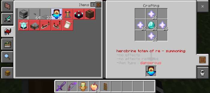 Hard add-on Herobrine