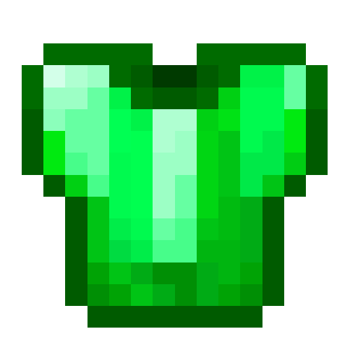 Emerald equipment and weapons