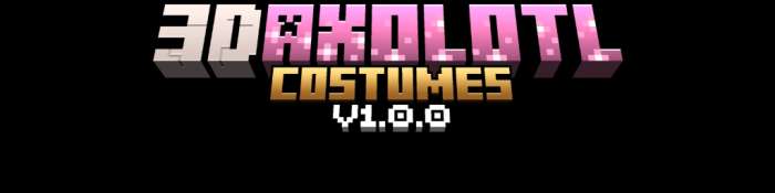 3D Axolotl Costumes