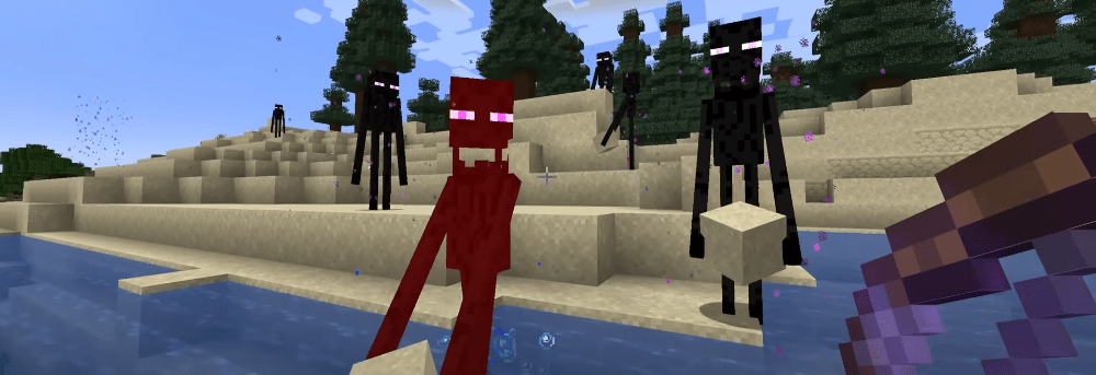 Mettre les endermen à l’épreuve dans Minecraft