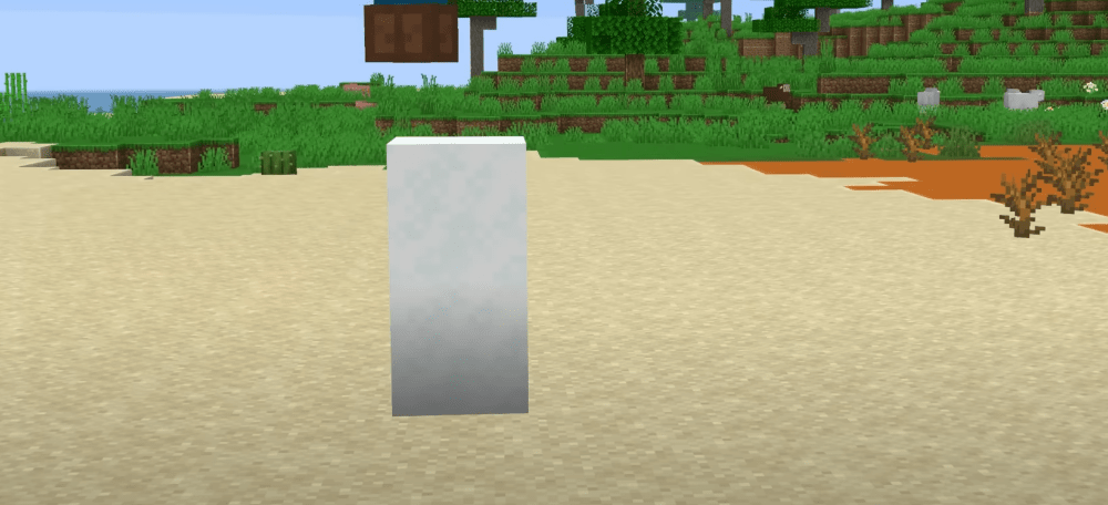 Endless powdered snow elevator in Minecraft