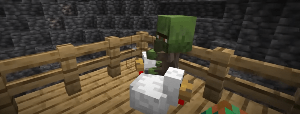 Ecco il cowboy del pollo! In Minecraft