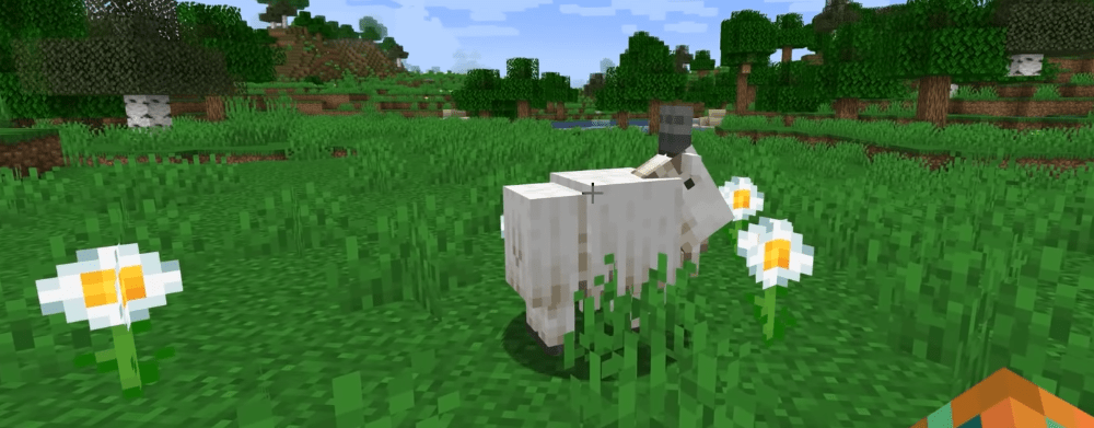Armed goat! In Minecraft