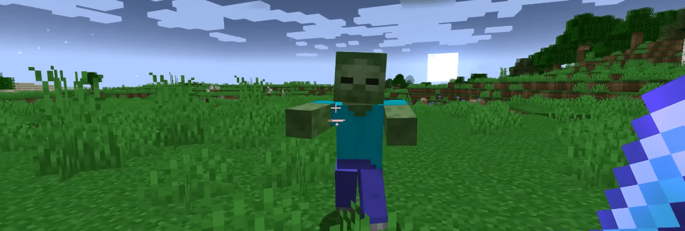 É possível conseguir batata assada de um zumbi em chamas? No Minecraft