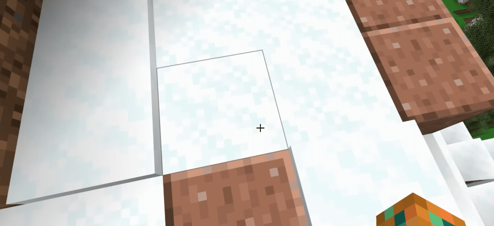 Neve soffice VS levitazione: quando vuoi uscire con stile! In Minecraft