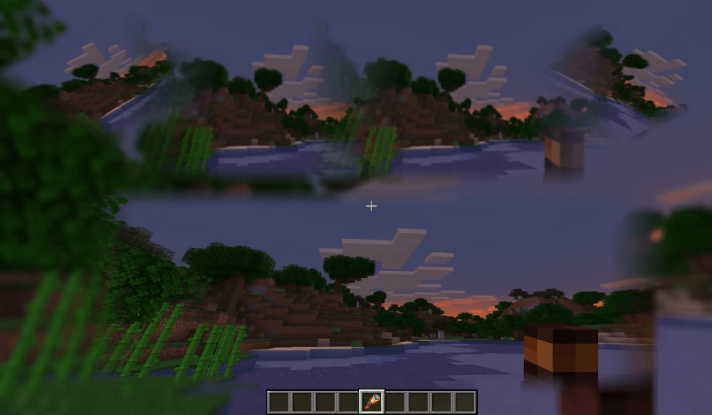 O que acontece ao olhar por um tubo com olhos alheios? No Minecraft