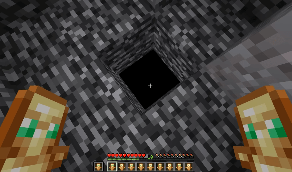 Operação “Voo ao Nada” no Minecraft