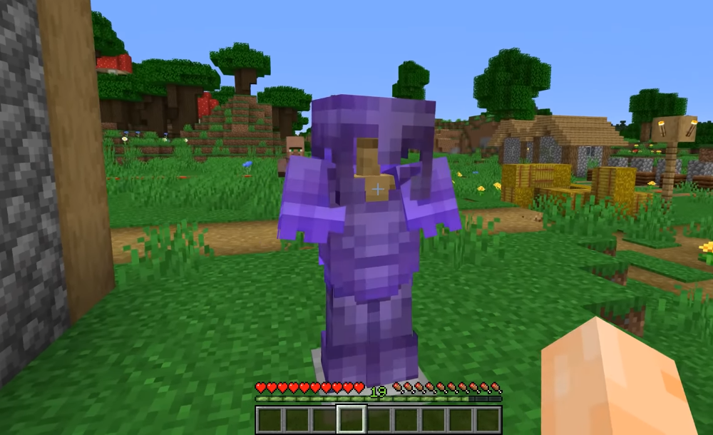 What happens if you break a stand with cursed armor? In Minecraft