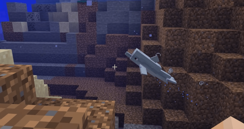 Delfino al massimo in Minecraft