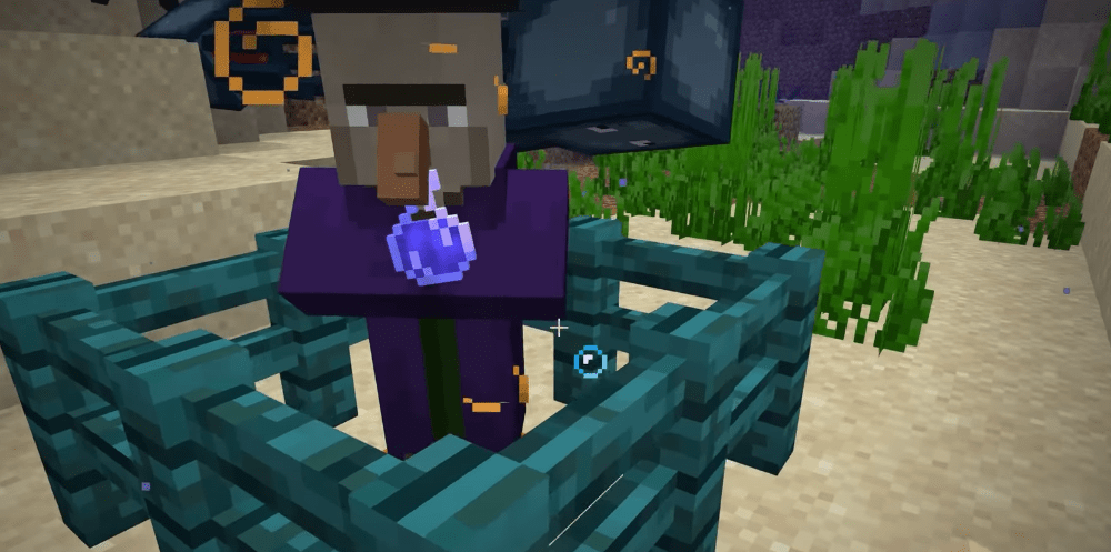 Bruja, Magma y Burbujas en Minecraft