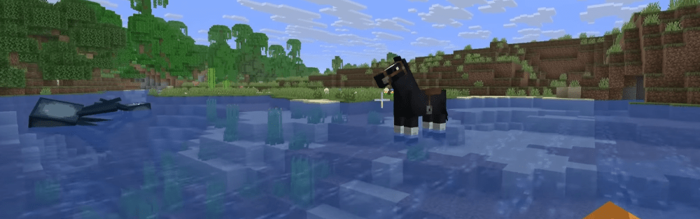 Minecraft'ta Atlar ve Develerle Yüzme