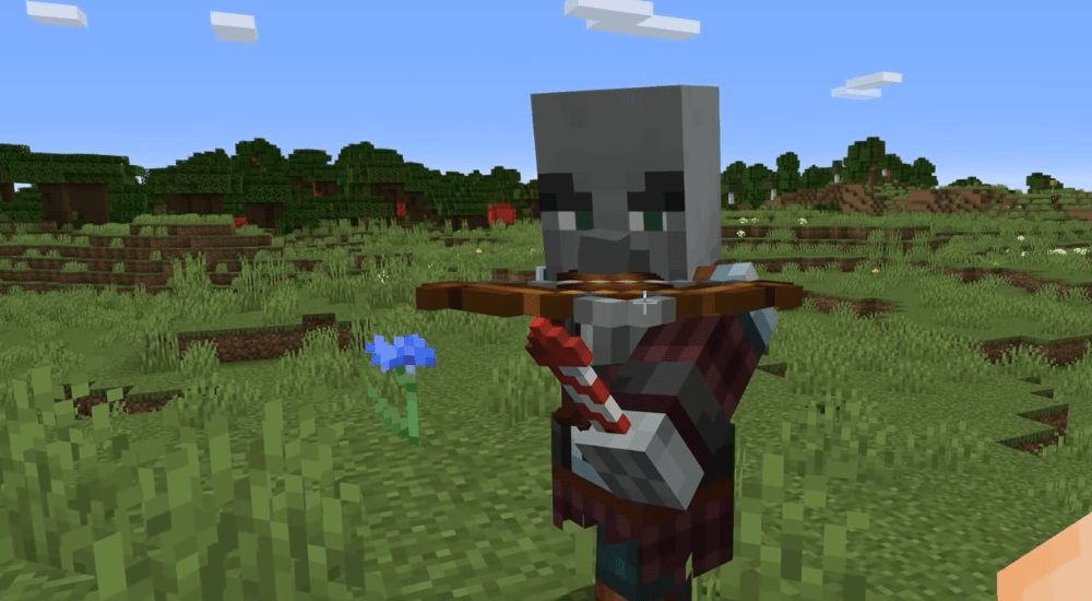 Стреляет ли разбойник фейерверками? В Minecraft