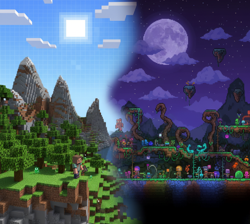 Bitwa tytanów piaskownicy: Minecraft kontra Terraria — szczegółowa analiza