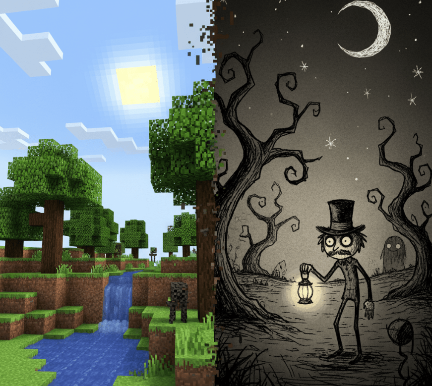 Minecraft contra Don't Starve: La batalla de los gigantes del sandbox