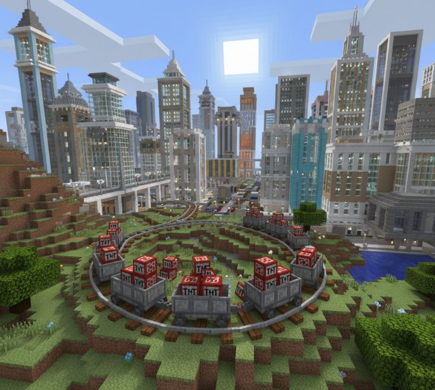 Caos Virtual en Suecia: Cómo un Ataque a una Ciudad Digital en Minecraft se Convirtió en Leyenda