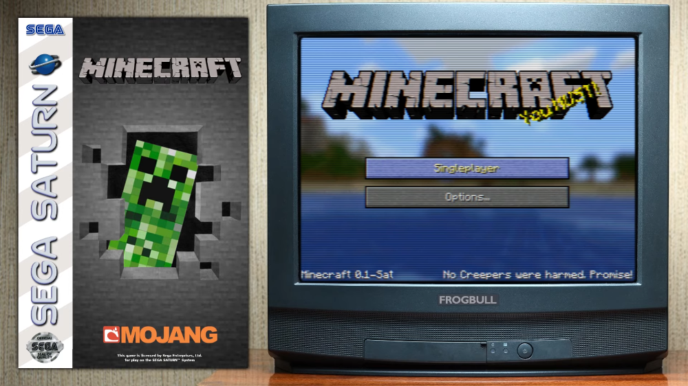 İmkansız Mümkün: Minecraft Sega Saturn'da Çalıştırıldı