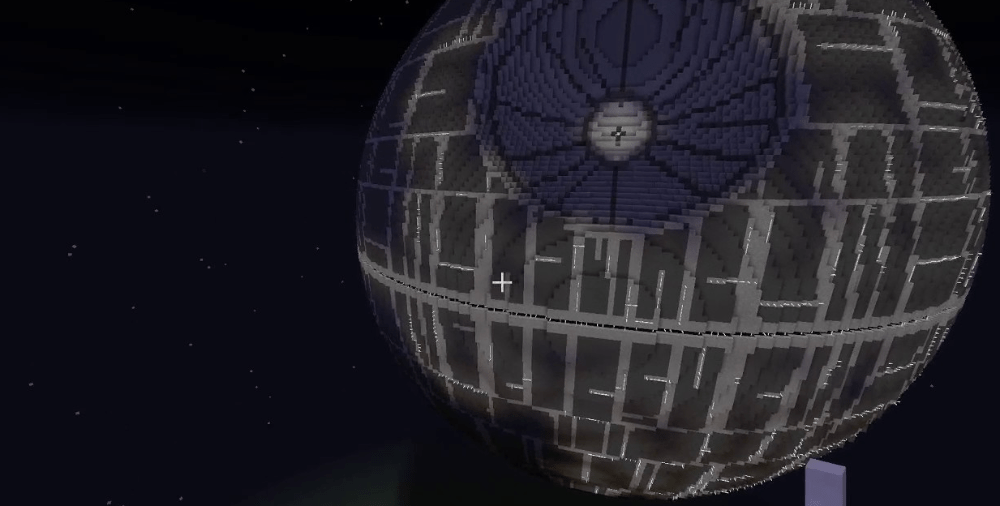 Preparados: jogadores de Minecraft recriam a «Estrela da Morte» com detalhes impressionantes