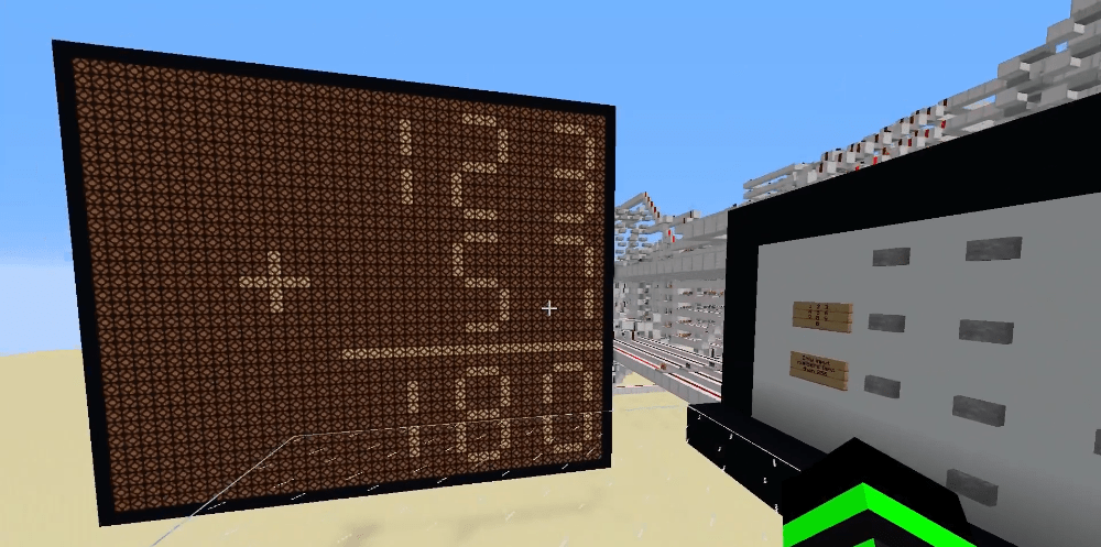 Calculatrice Géante Fonctionnelle : Un Triomphe de l'Ingénierie dans Minecraft