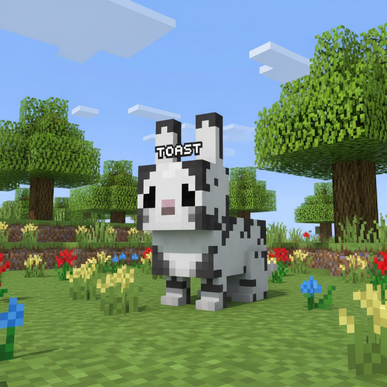 El corazón en el código: La historia completa del conejo "Toast" en Minecraft