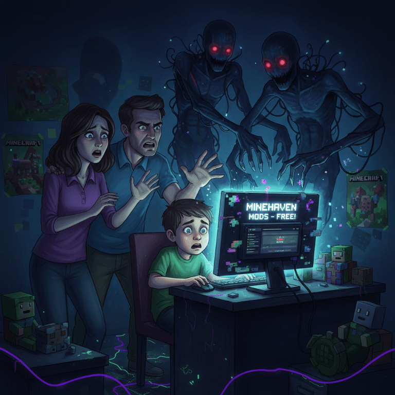 «Уютный Minecraft без гриферов» — обещал сервер. Дети скачали моды, родители получили стилер и шантаж на $300