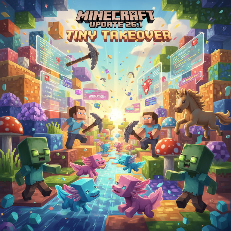 Minecraft, Tiny Takeover'a Hazırlanıyor: 26.1 Güncellemesi Ön Sürüm Hakkında Bilmeniz Gerekenler