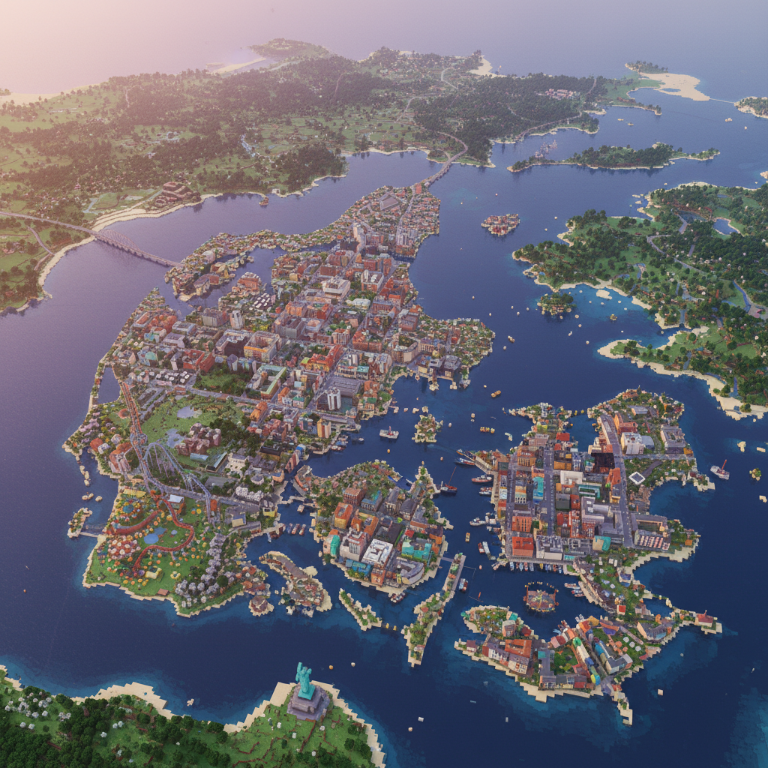 La Danimarca in scala 1:1: Come e perché un intero paese è stato trasferito in Minecraft