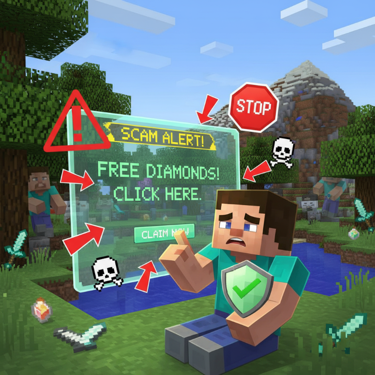 Attention, crafteurs : Comment les escrocs utilisent Minecraft pour tromper les joueurs