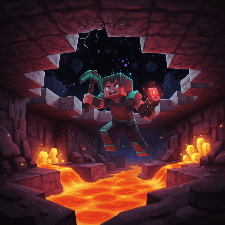 Breaking the Ceiling: How a Bedrock Bug in Minecraft Became a Crucial Technical Mechanic