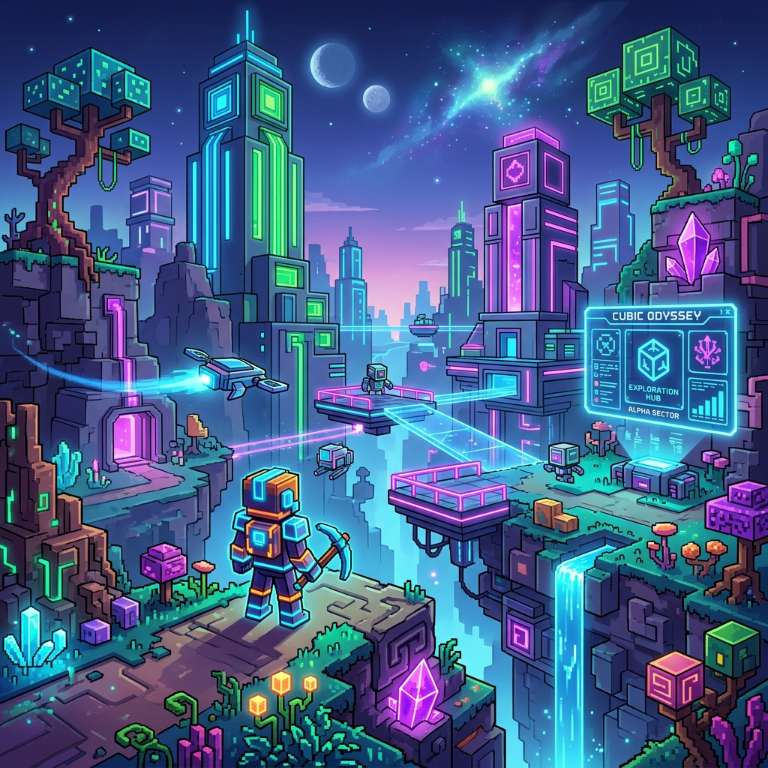 Cubic Odyssey: Minecraft uzayda mı yoksa tamamen farklı bir oyun mu?