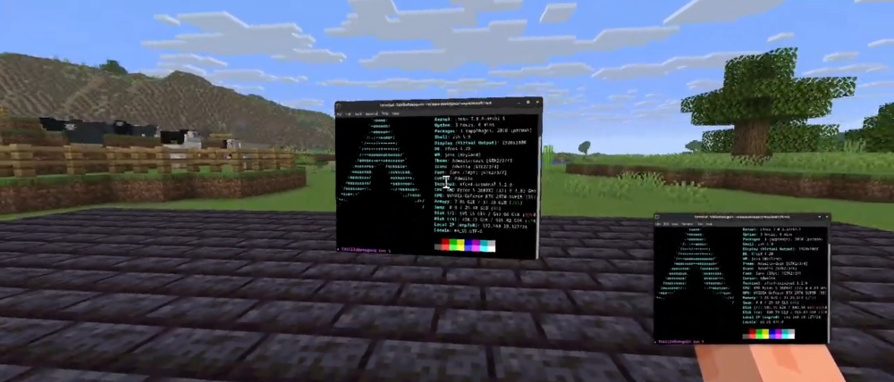 Creeper’ların arasında Linux: Minecraft nasıl tam teşekküllü bir masaüstüne dönüşüyor