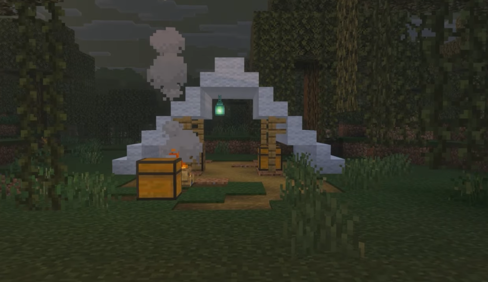 A Rest in the Dappled Forest: How a New Structure Will Bring Your Minecraft Journeys to Life
