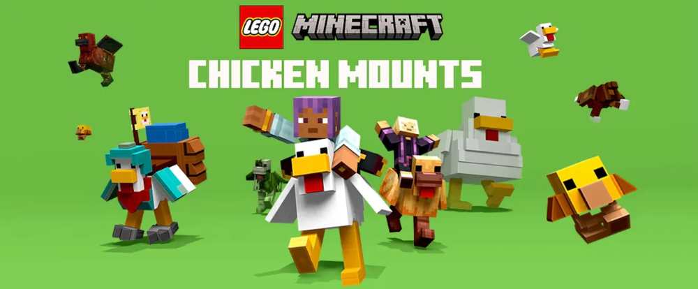 Tavuklar, küpler ve ko-op: Minecraft beklenmedik bir hediye aldı