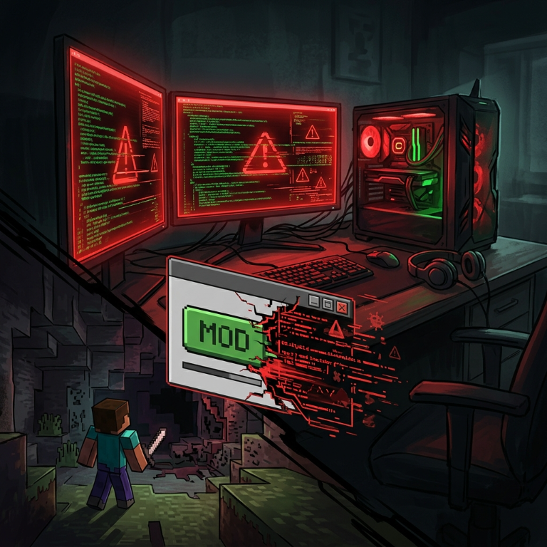 Minecraft mods with a surprise: how WeedHack infected 116,000 gaming PCs