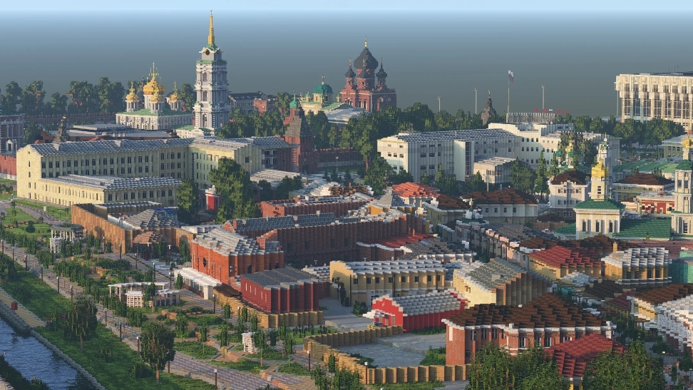 Tula’nın merkezi Minecraft’ta blok blok yeniden yapıldı