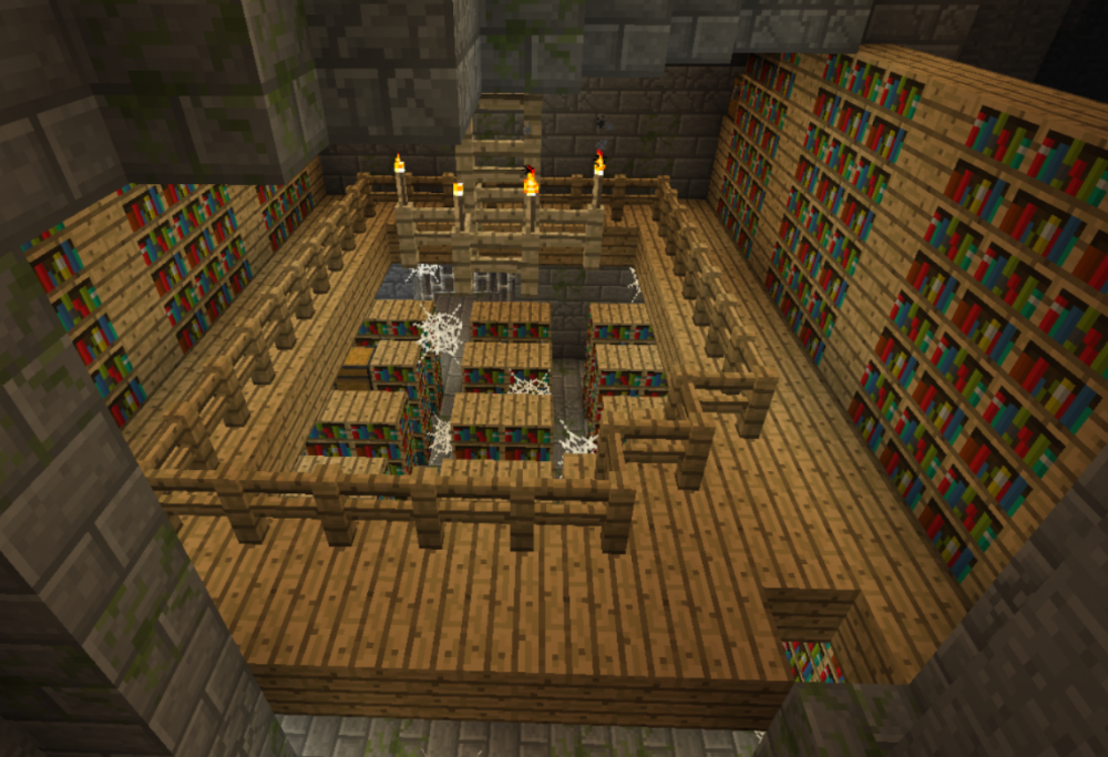 La biblioteca de la fortaleza en Minecraft: todo lo que debes saber