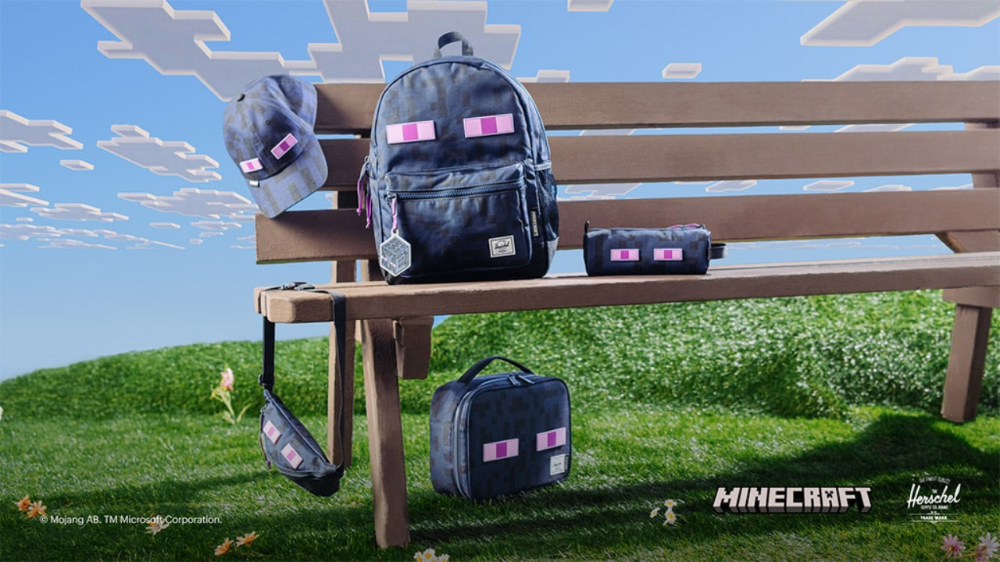 Herschel Supply’den yeni Minecraft sırt çantaları: ganimeti artık geride bırakmıyoruz!