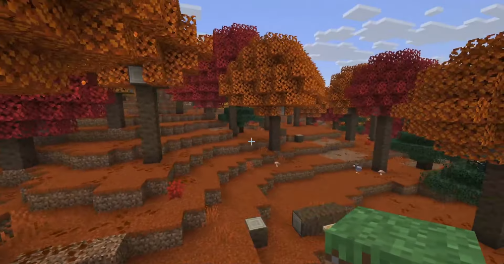 Minecraft için Snapshot 26.3: «Benekli Orman», kavaklar ve terk edilmiş kamplar