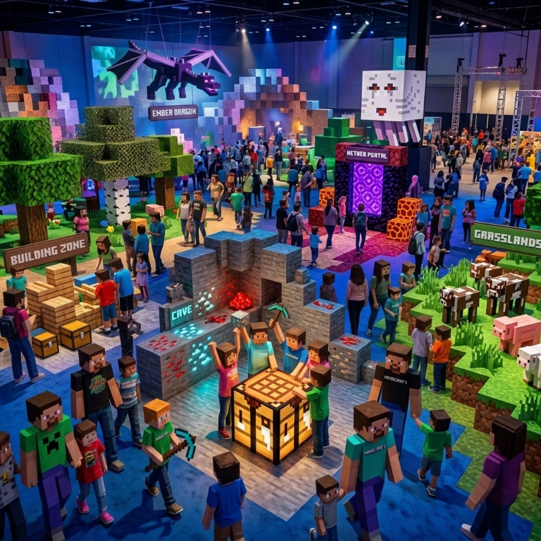 Minecraft sort dans le monde réel : 26 000 pieds carrés d’aventure à Chicagoland